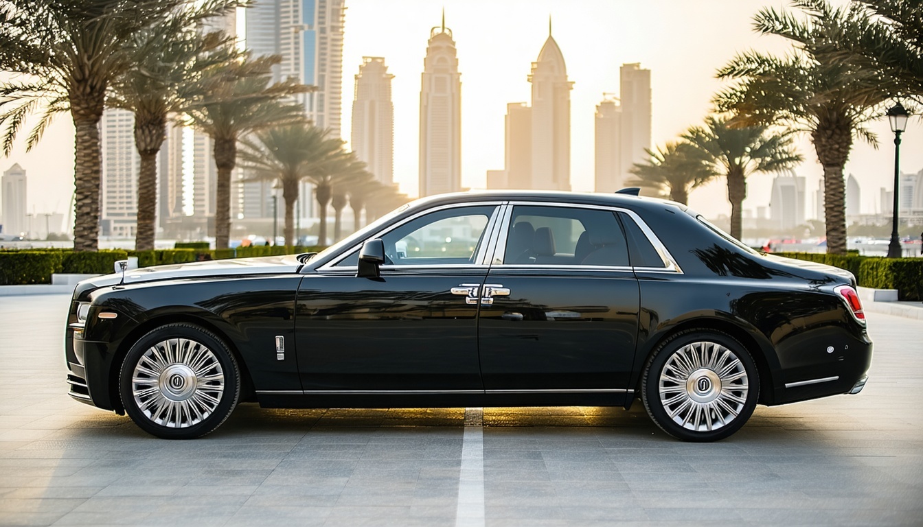 Luxury vehicles for road trips in Dubai